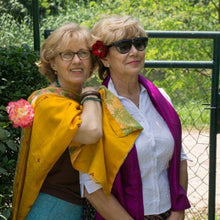 Load image into Gallery viewer, Artisan Made Sari Silk & Cotton Scarf