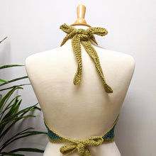 Load image into Gallery viewer, Halter Top Bralette Crochet Pattern