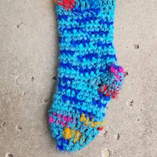 Load image into Gallery viewer, Punky Chunky Holiday Stocking Crochet Kit
