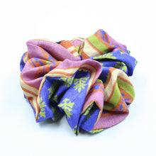 Load image into Gallery viewer, Upcycled Sari Scrunchie
