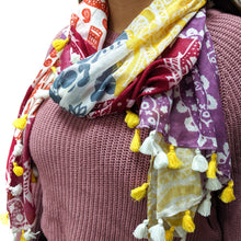 Load image into Gallery viewer, Women's Lightweight Patchwork Scarf

